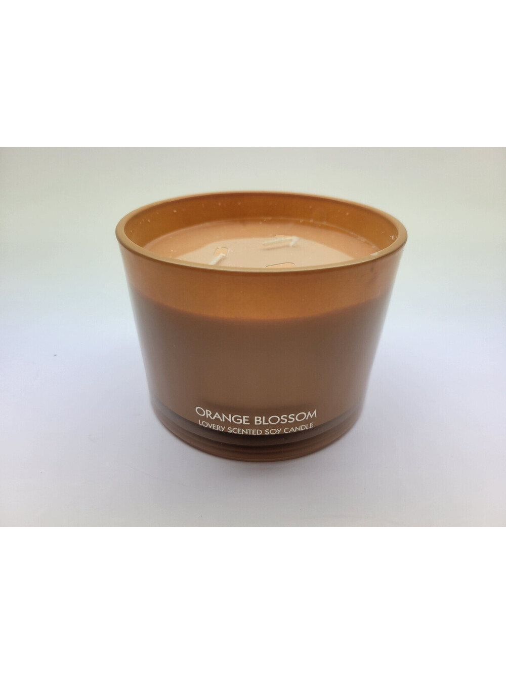 Lovery Orange Blossom 3-Wick Soy Candle  13 oz   **SEE DETAILS**